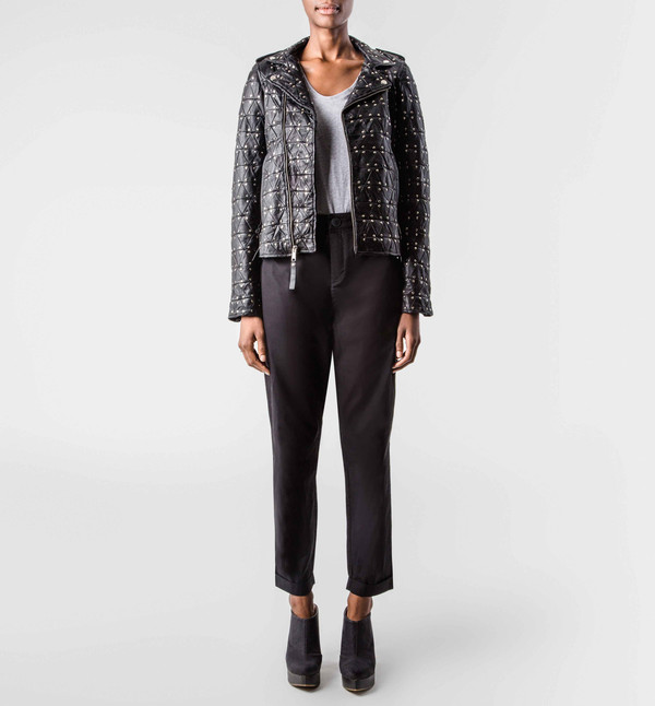 The Sway Bondi Biker Jacket Silver The Sway Bondi Biker Jacket Silver