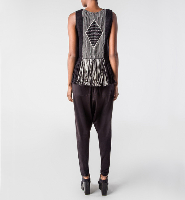 VOZ Fringe Tank Black VOZ Fringe Tank Black