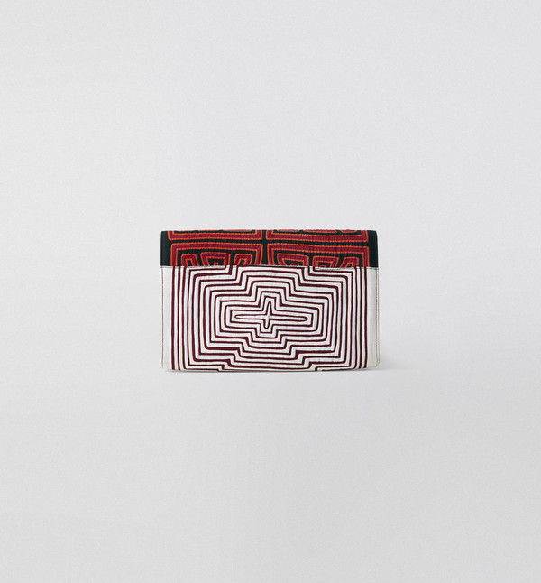 Mola Sasa Mola Vintage Clutch Orange Mola Sasa Mola Vintage Clutch Orange
