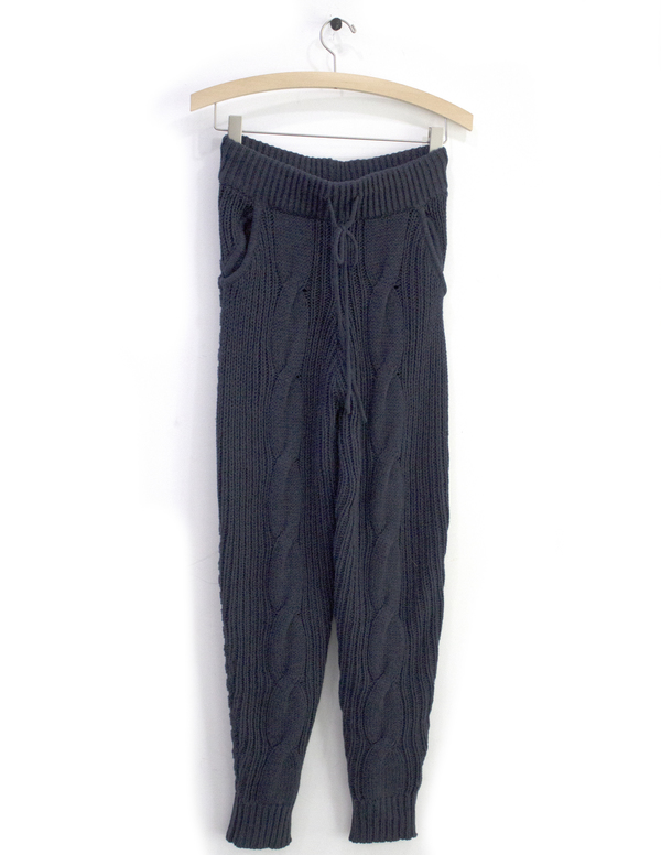 Priory of Ten Blue Knit Pant Priory of Ten Blue Knit Pant