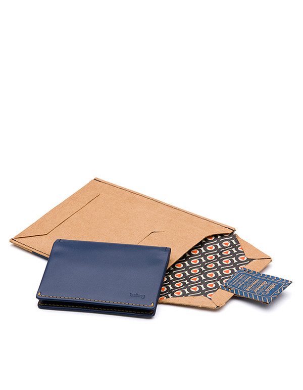 Bellroy Slim Sleeve Wallet Blue Steel Bellroy Slim Sleeve Wallet Blue Steel
