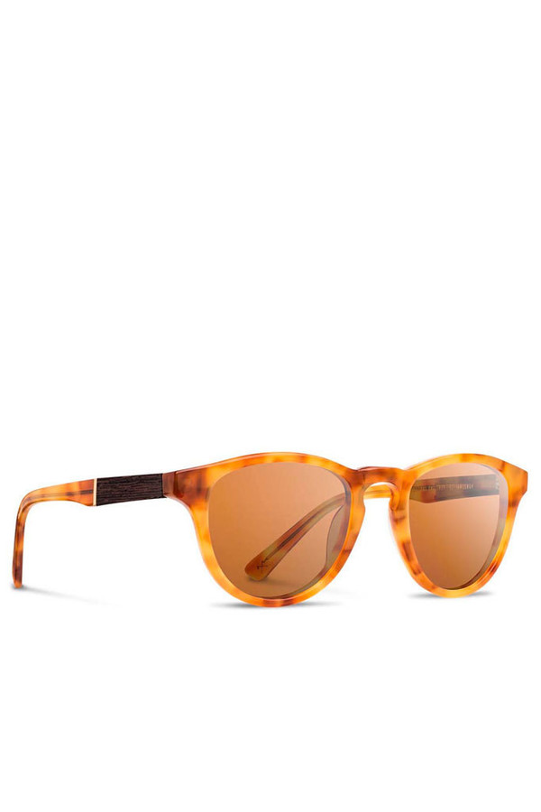 Shwood Francis Amber Ebony Sunglasses Shwood Francis Amber Ebony Sunglasses