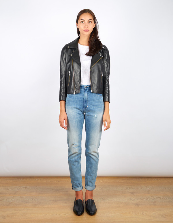 Ganni Passion Biker Jacket Black Ganni Passion Biker Jacket Black