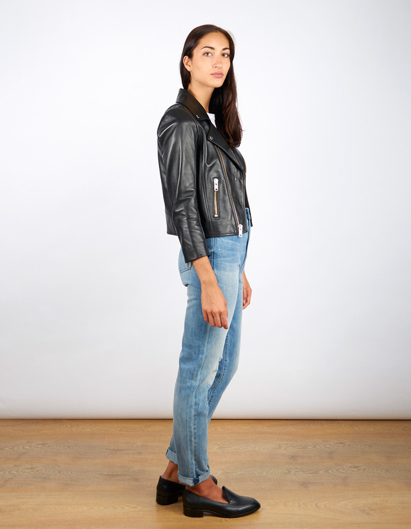 Ganni Passion Biker Jacket Black Ganni Passion Biker Jacket Black