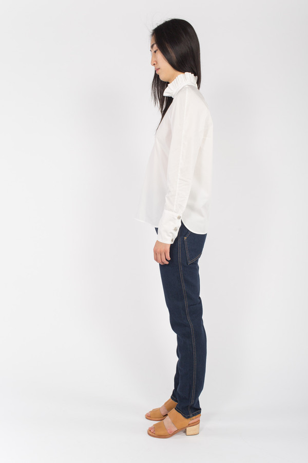Suzanne Rae Ruffle Neck Raglan Top Suzanne Rae Ruffle Neck Raglan Top