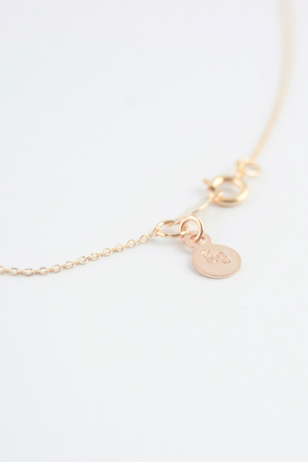 Emi Grannis Crescent Necklace 14k Yellow Gold Emi Grannis Crescent Necklace 14k Yellow Gold