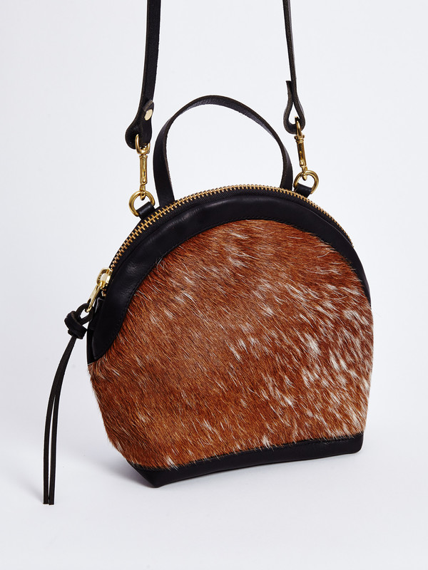 Eleven Thirty ANNI MINI BAG / BROWN & WHITE PONY Eleven Thirty ANNI MINI BAG / BROWN & WHITE PONY