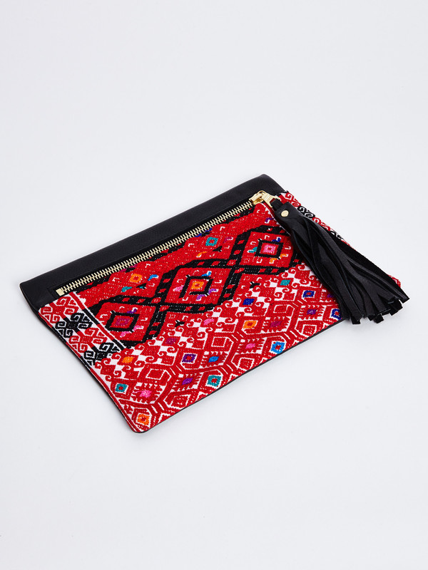 RYE CORZO WOVEN CLUTCH RYE CORZO WOVEN CLUTCH