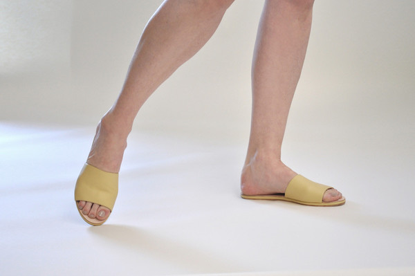 The Palatines Shoes Caelum Slide Sandal - Sun Leather The Palatines Shoes Caelum Slide Sandal - Sun Leather