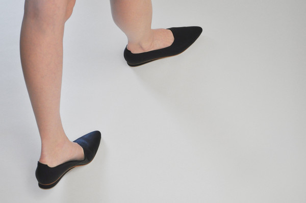 The Palatines Shoes Paratus High Vamp Wedge - Black The Palatines Shoes Paratus High Vamp Wedge - Black