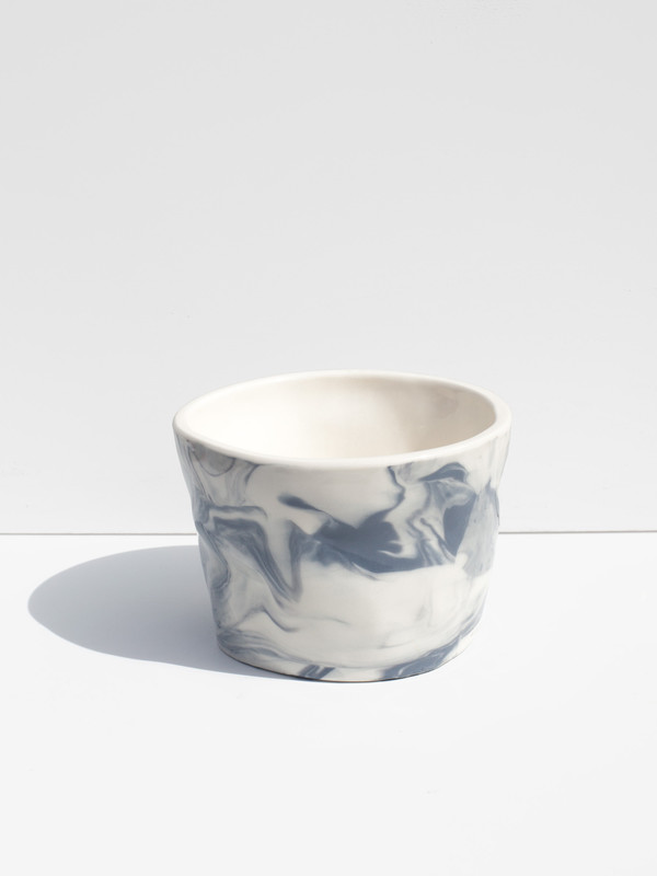 The Pursuits of Happiness Marbled Lumpy Planter The Pursuits of Happiness Marbled Lumpy Planter
