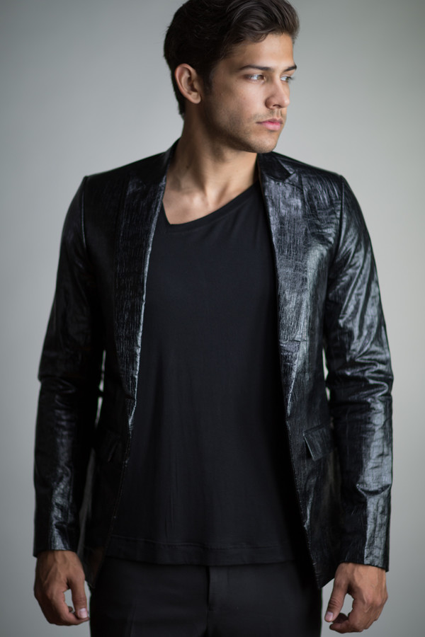 Men's Any Old Iron Faux Leather Jacket Men's Any Old Iron Faux Leather Jacket