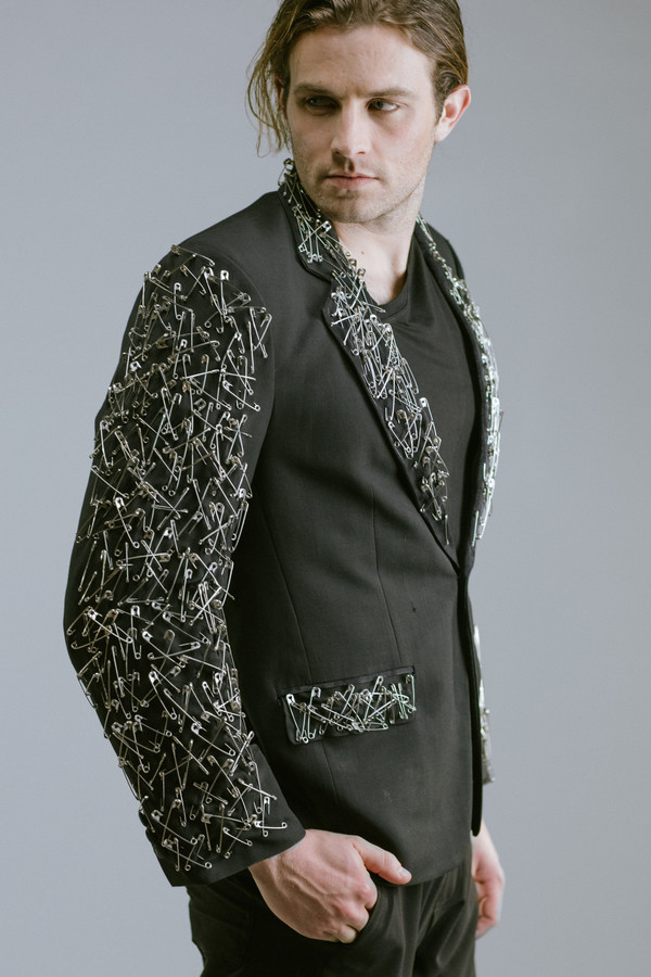 Any Old Iron Safety Pin Blazer Any Old Iron Safety Pin Blazer