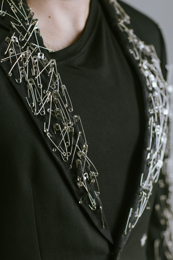 Any Old Iron Safety Pin Blazer Any Old Iron Safety Pin Blazer