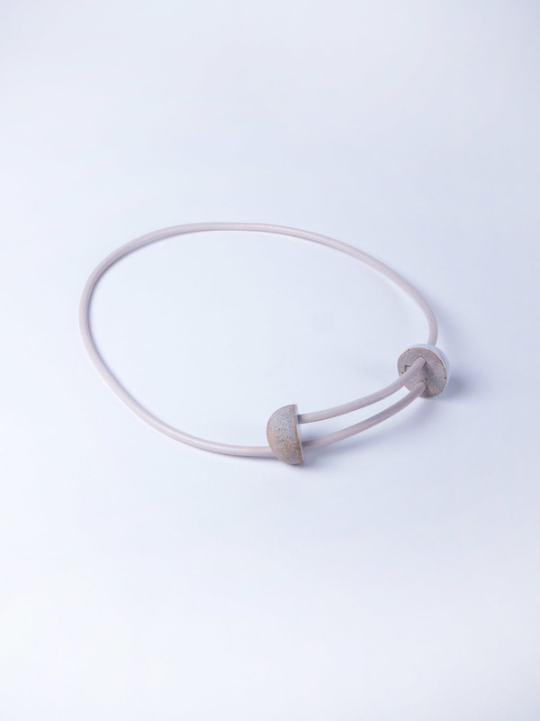 Jujumade Sliced Sphere Necklace Jujumade Sliced Sphere Necklace