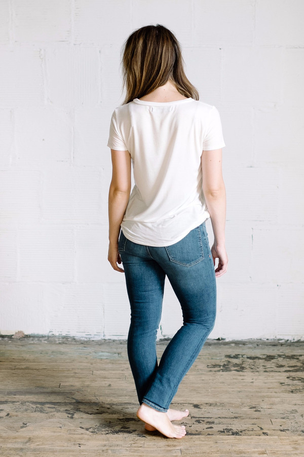 Groceries Apparel Lazy Tee // White Groceries Apparel Lazy Tee // White
