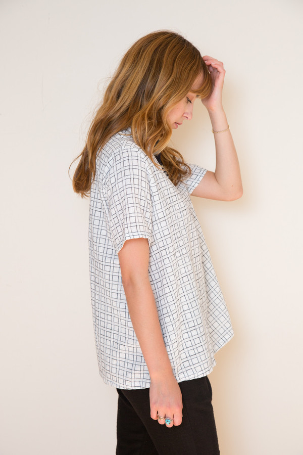 Ace & Jig Mercer Top in Trellis Ace & Jig Mercer Top in Trellis