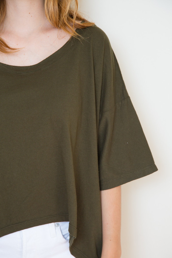 Atelier Delphine Oversized Boyfriend Tee in Fern Atelier Delphine Oversized Boyfriend Tee in Fern