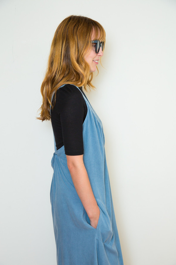 Lavi Scarlet Dress in Denim Twill Lavi Scarlet Dress in Denim Twill