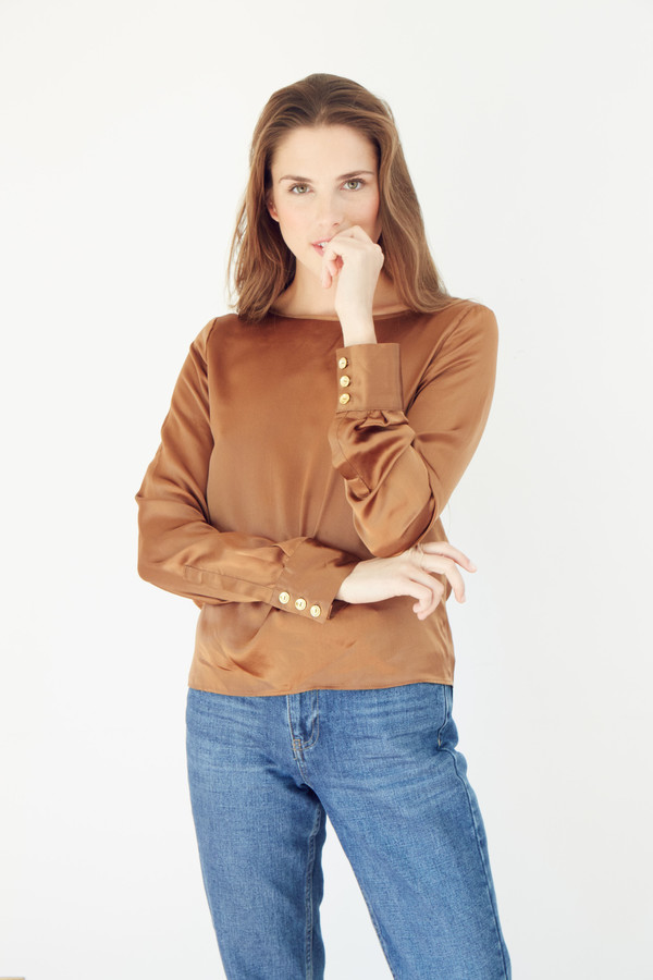 BETWEEN TEN Alpine Blouse - Camel BETWEEN TEN Alpine Blouse - Camel