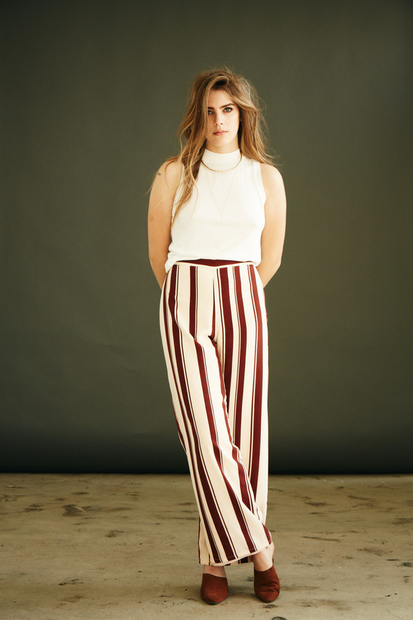 BETWEEN TEN Charlotte Pant - Pink Stripe BETWEEN TEN Charlotte Pant - Pink Stripe