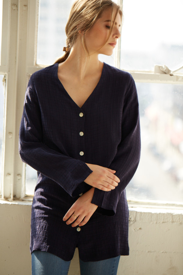 BETWEEN TEN Eden Shirtdress - Blue BETWEEN TEN Eden Shirtdress - Blue