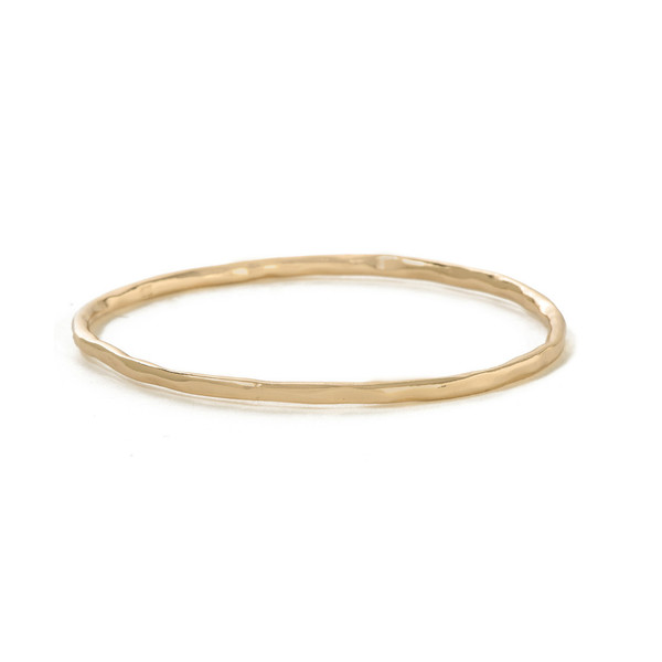 Round Hammered Bangle Round Hammered Bangle