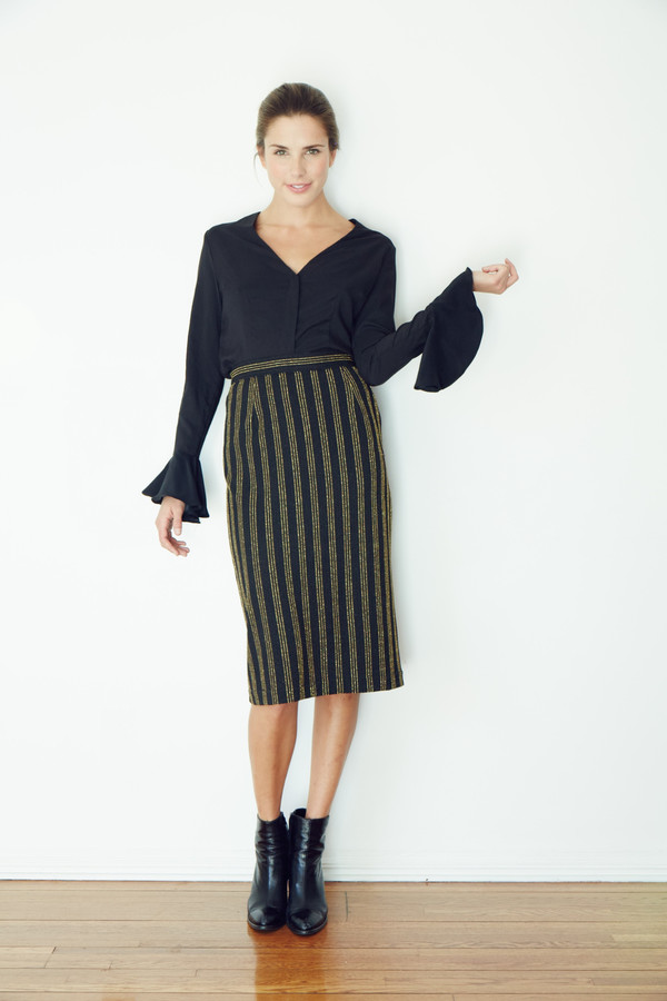 BETWEEN TEN Tuscan Bell Sleeve Top - Black BETWEEN TEN Tuscan Bell Sleeve Top - Black