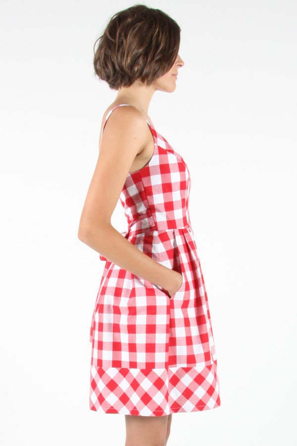 Birds of North America Firecrown Dress (Red) POP-UP SALE Birds of North America Firecrown Dress (Red) POP-UP SALE
