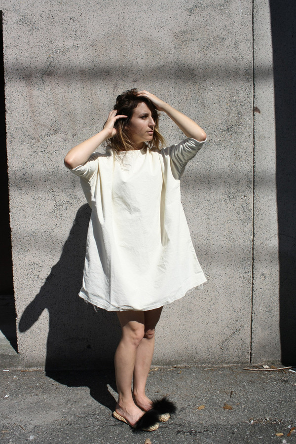 BLACK CRANE PAINTER DRESS BLACK CRANE PAINTER DRESS