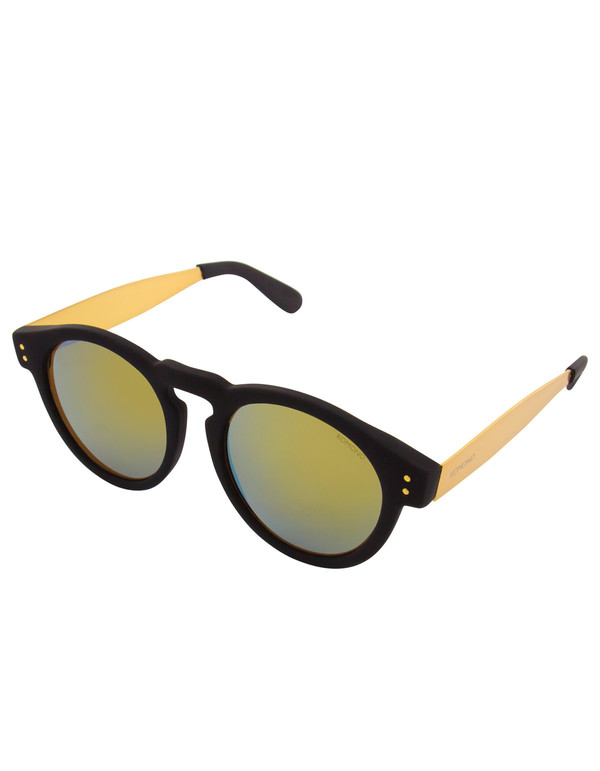 Komono Clement Sunglasses Black Gold Metal Komono Clement Sunglasses Black Gold Metal