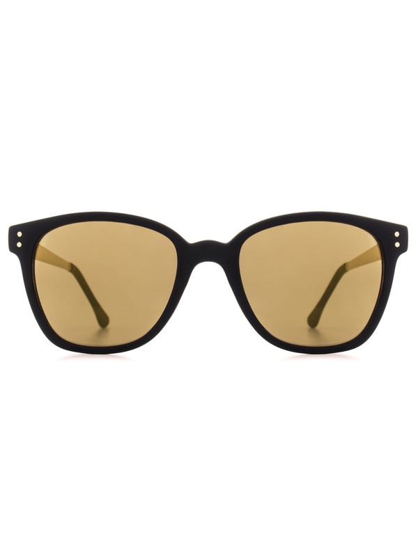 Komono Renee Sunglasses Black Gold Metal Komono Renee Sunglasses Black Gold Metal