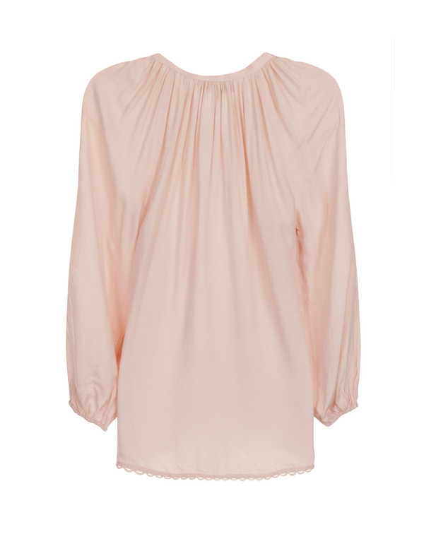 Corey - 'Elisa' Pink Poet Blouse Corey - 'Elisa' Pink Poet Blouse