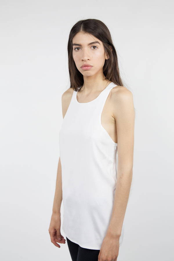 Emerson Fry V Back Top - White Emerson Fry V Back Top - White