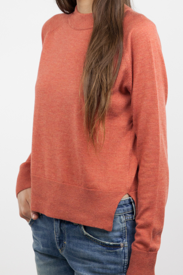Just Female Neptune Knit - Marsala Red Just Female Neptune Knit - Marsala Red