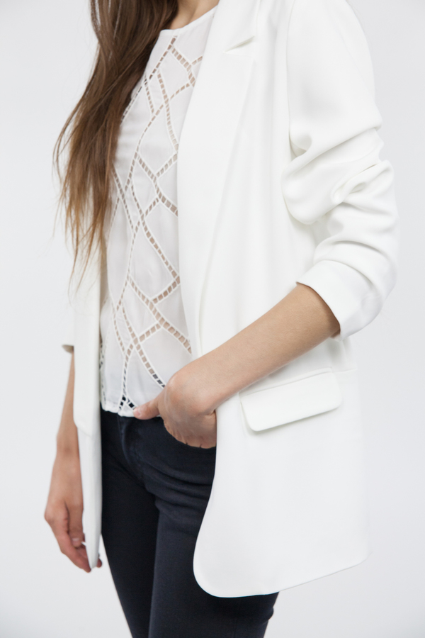 Just fFemale Everest Blazer - White Just fFemale Everest Blazer - White