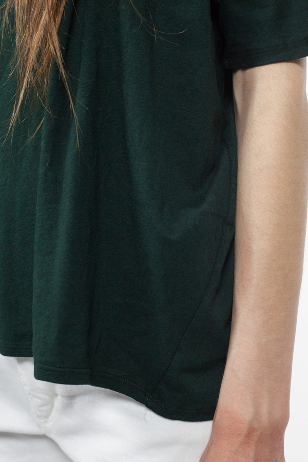 Kowtow Building Block Oversize Top - Bottle Green Kowtow Building Block Oversize Top - Bottle Green