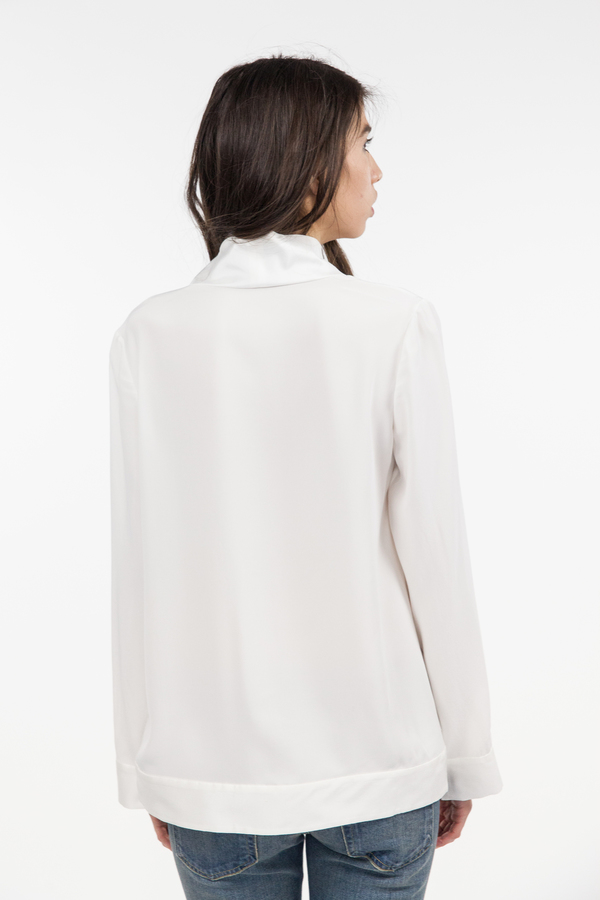 TY-LR The Luxe Silk Top - White TY-LR The Luxe Silk Top - White