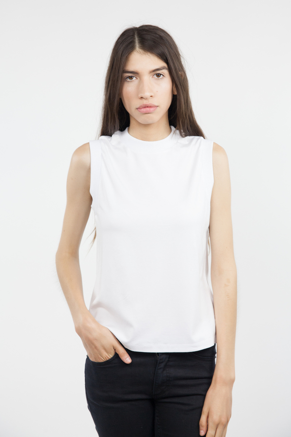 Just Female Lincoln Tank - White Just Female Lincoln Tank - White