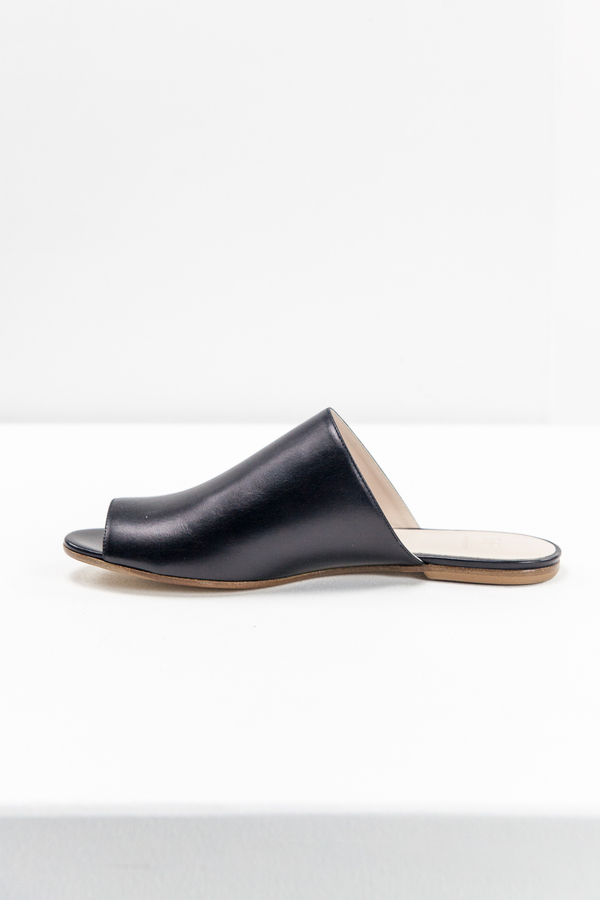 Emerson Fry Open Toe Slide - Super Black Emerson Fry Open Toe Slide - Super Black