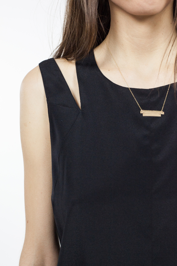 Emerson Fry Cut-Out Top - Black Emerson Fry Cut-Out Top - Black