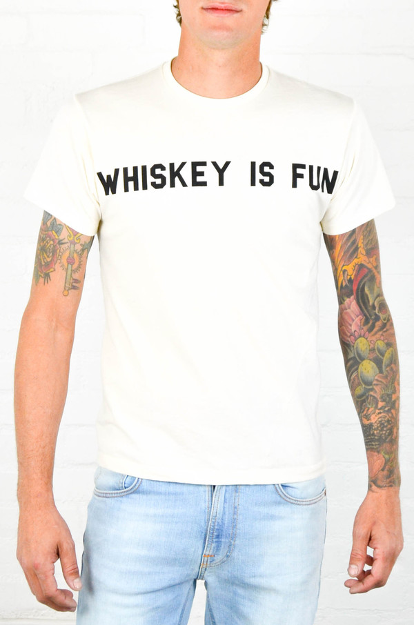 Men's 18 Waits 'Whiskey Is Fun' Tee Men's 18 Waits 'Whiskey Is Fun' Tee