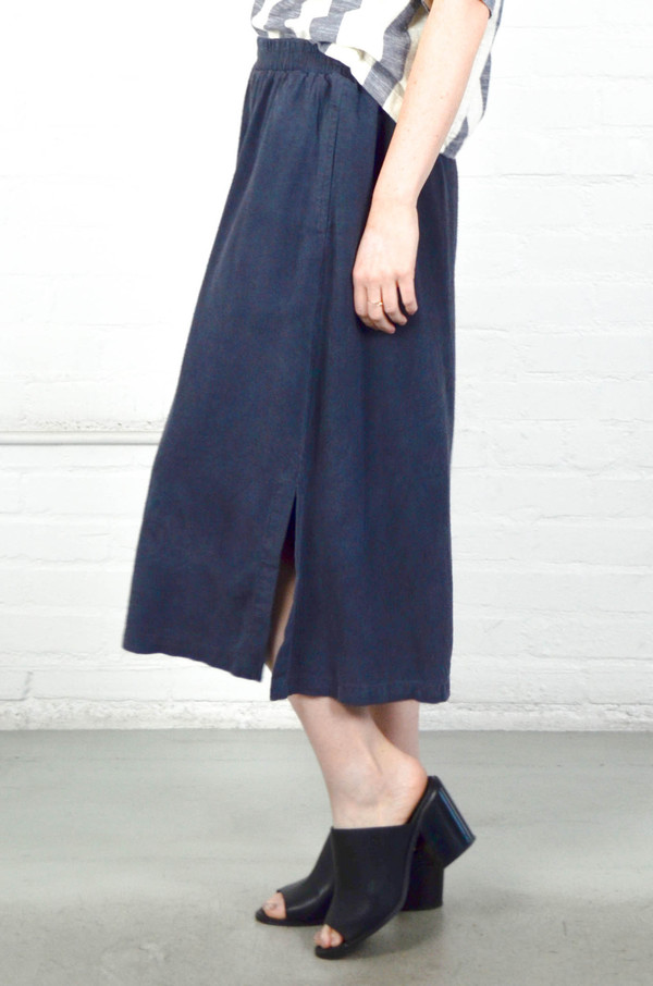 Black Crane Midnight Slit Wide Culotte Black Crane Midnight Slit Wide Culotte