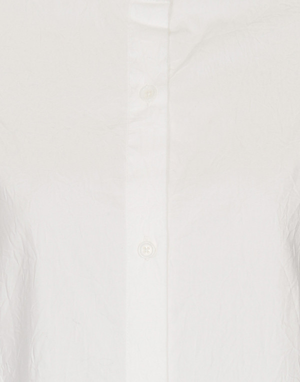 Apiece Apart Augustina White Collarless Shirt Apiece Apart Augustina White Collarless Shirt