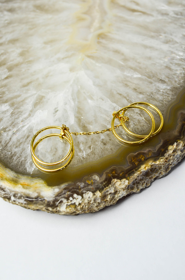 Maria Black Gold Quadruple Ring Maria Black Gold Quadruple Ring