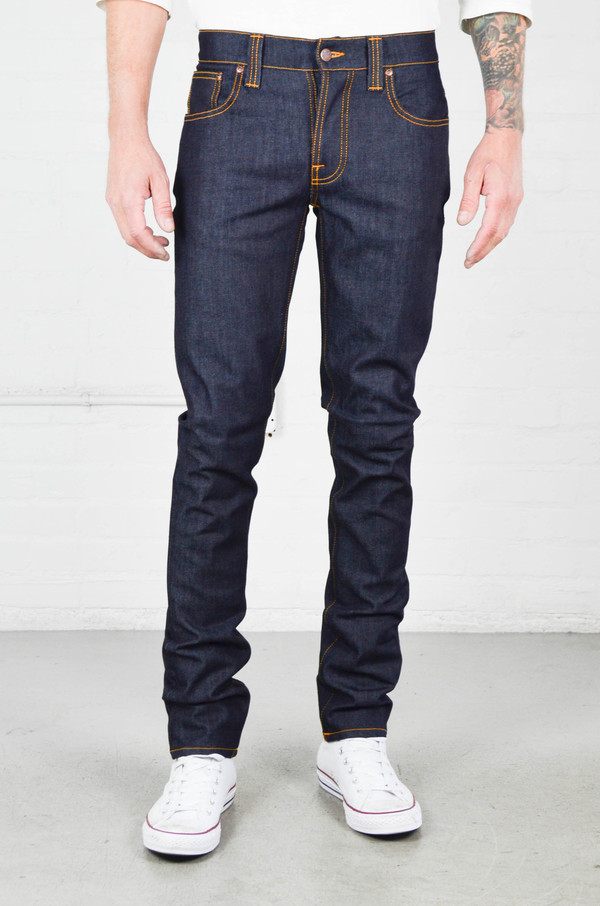 Men's Nudie Grim Tim Dry Navy Men's Nudie Grim Tim Dry Navy