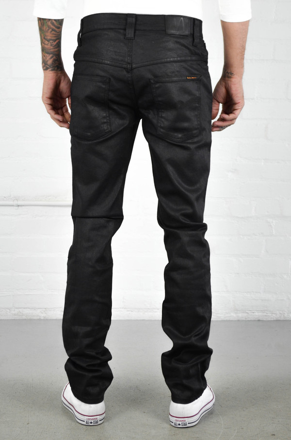 Men's Nudie Thin Finn Back 2 Black Men's Nudie Thin Finn Back 2 Black