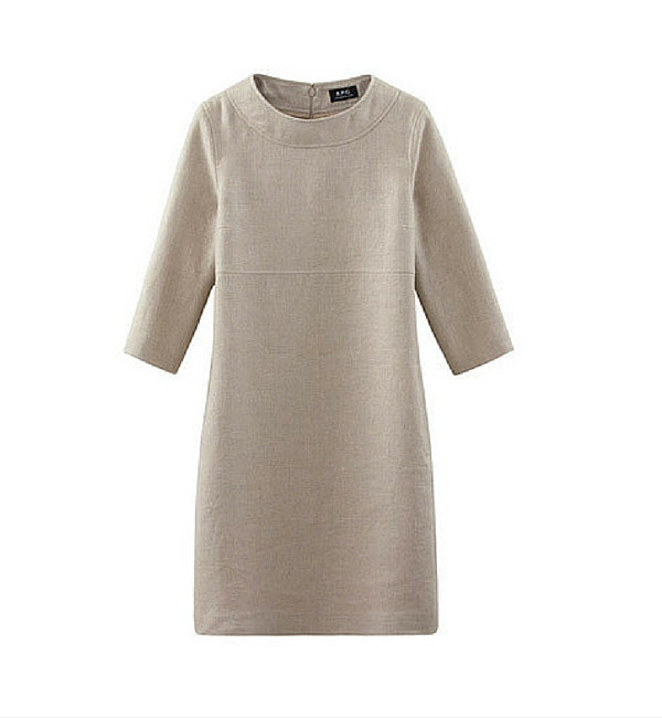 A.P.C. Beige Baba Dress A.P.C. Beige Baba Dress