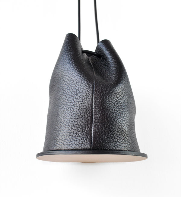 Building Block Pebbled Black Disc Bag Building Block Pebbled Black Disc Bag