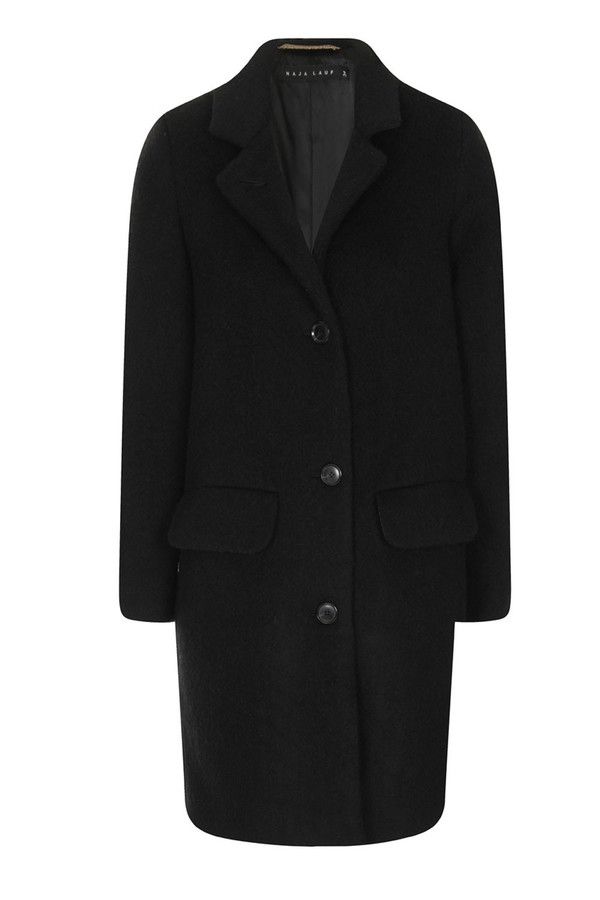 Naja Lauf - Black Mohair Malin Coat Naja Lauf - Black Mohair Malin Coat